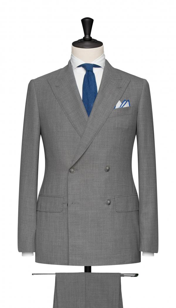 Light grey custom-made suit